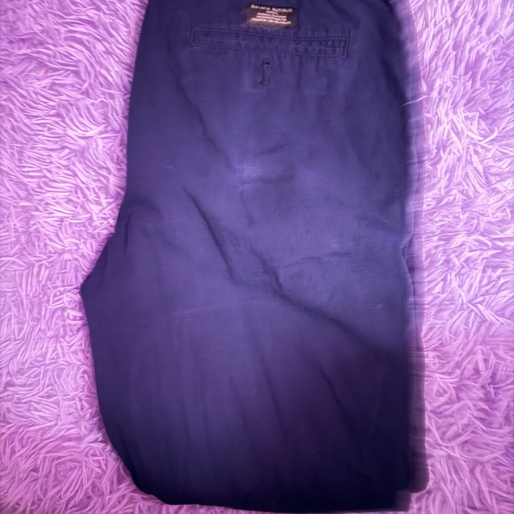 Banana Republic Men's Dark Blue Chinos